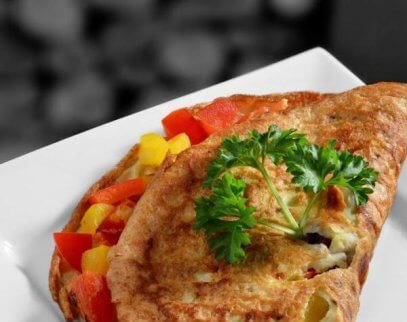 Rezept für Gemüseomelette