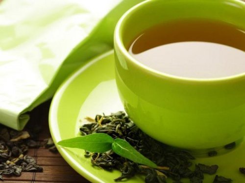 Natürliche Seifen mit grünem Tee