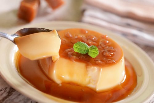 Kalorienarme Nachtische: Kokospudding