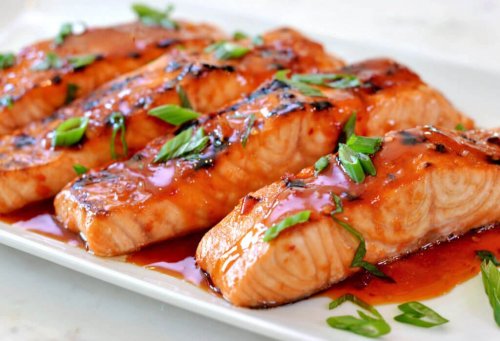 Lachs in Zitronensoße