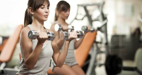 Bizeps-Curls für trainierte Arme