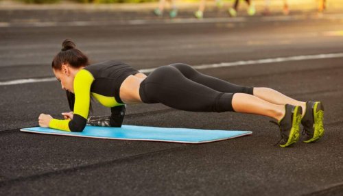 Planke eine tolle Bauchmuskelübung