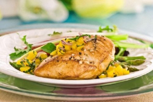 Hähnchen mit Sahne unf Süßmais