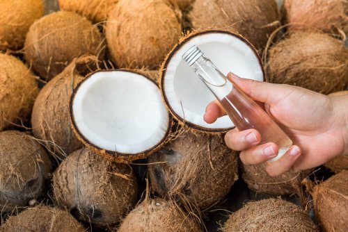 Heißes Kokosöl gegen Dehnungsstreifen und Narben 