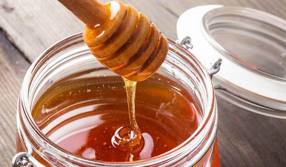 Peelings mit Reis und Honig