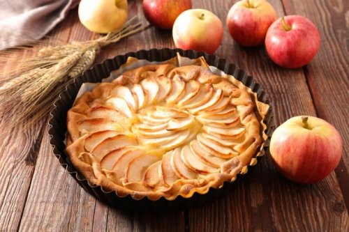 Köstliches Rezept für Apfel-Sahnetorte