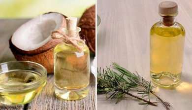 Pflegelotion aus Kokosnuss-, Grapefruit- und Rosmarinöl