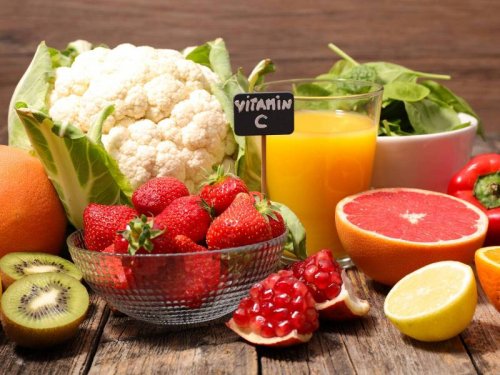 Vitamine sind gut für glatte Haut