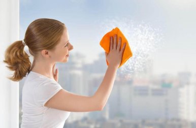 Tipps für saubere Glasoberflächen und Fenster