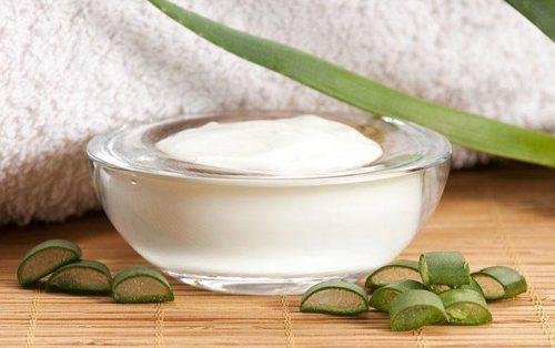 Aloe Vera in Peelings für das Gesicht.