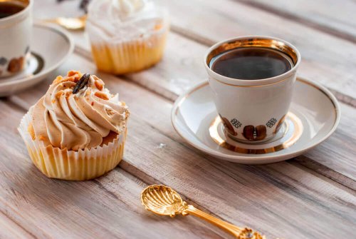 3 Cupcakes mit wenig Zucker zum Frühstück