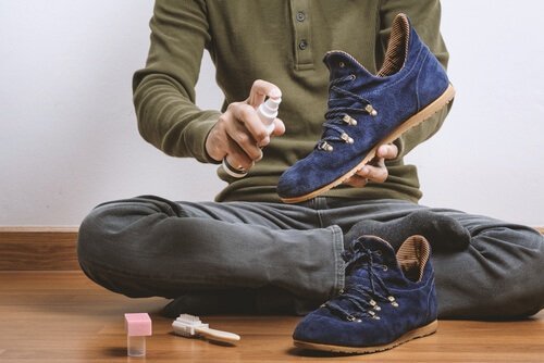 Reinigung verschiedener Arten von Schuhen