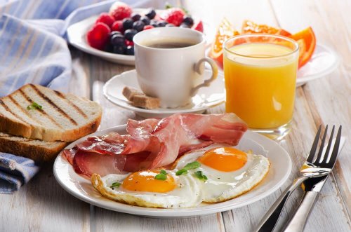 Viele Proteine beim Frühstück