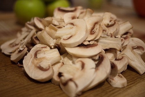 Ofenkartoffeln mit Champignons
