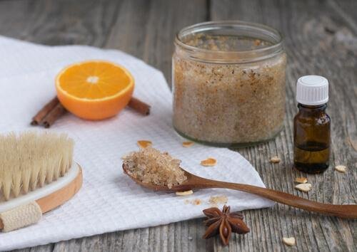Zitrone ergibt großartige Peelings