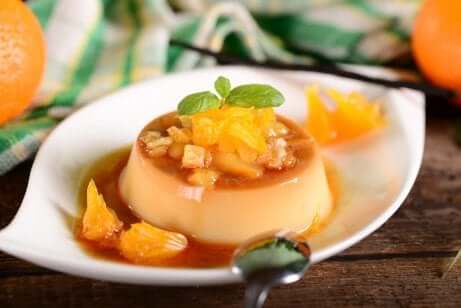 Flan mit Orangen
