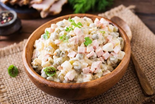 Rezept für Oliviersalat - lecker und einfach!
