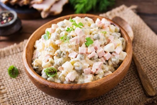 Rezept für Oliviersalat - lecker und einfach!
