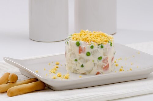 Variationen vom Oliviersalat