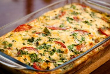 Zucchini-Tomaten-Gratin - lecker und einfach!