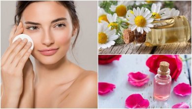 Selbstgemachtes Gesichtswasser für frische Haut