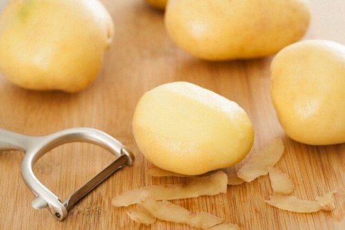 Geschälte Kartoffeln