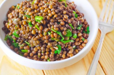 Linsen mit Gemüse: lecker und gesund