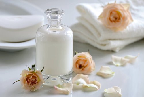 Milch und Minzöl
