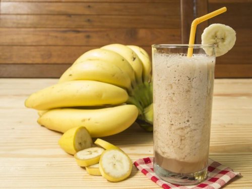 Protein-Shakes mit Bananen
