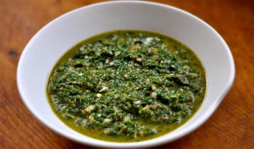 Gerichte mit Chimichurri