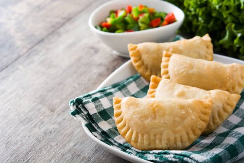 Rezept für Empanadas: mit Gemüse gefüllte Teigtaschen