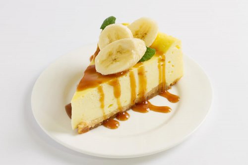 Veganer Käsekuchen mit Banane