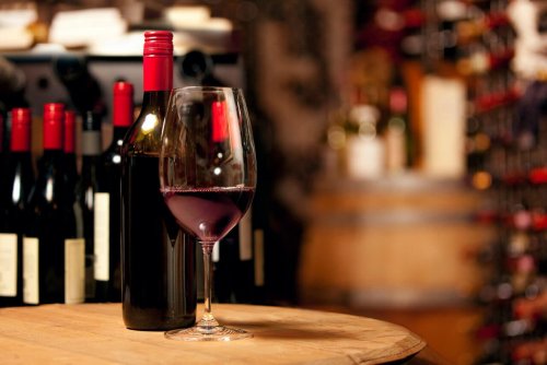 Ein Glas Wein