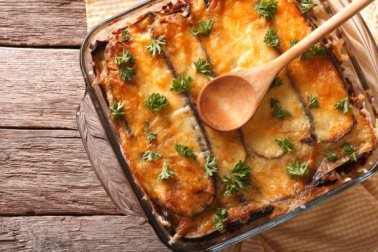Rezept für griechische Moussaka