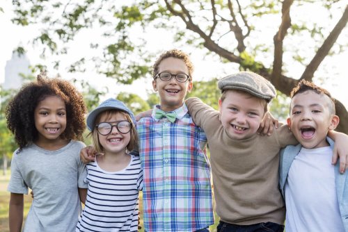 Gruppe von Kindern