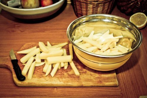 Pommes zubereiten