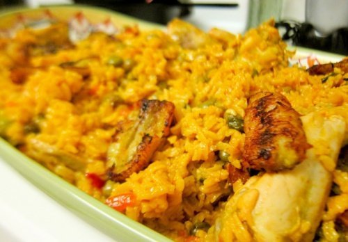 Rezept für Reis mit Hühnchen