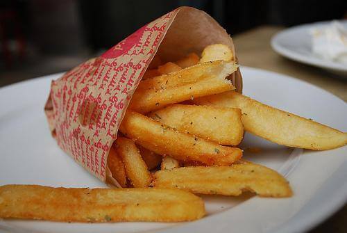 knusprige Pommes Frites - Braten