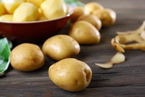 Kartoffeln für Filet aus dem Topf