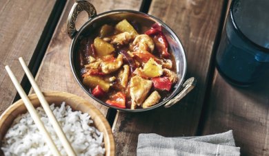 Huhn süß-sauer auf chinesische Art