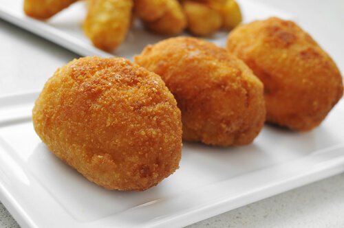 Leckere Hühnchen Kroketten