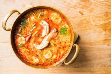 Leichtes Rezept für Suppe aus Meeresfrüchten