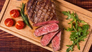 Rotes Fleisch in der Ernährung für gesundes Haar