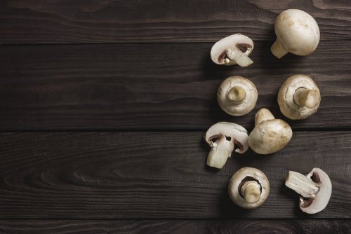 Frische Champignons