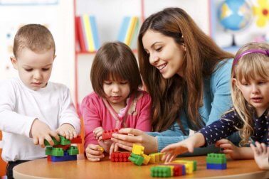 Kinder im Kindergarten