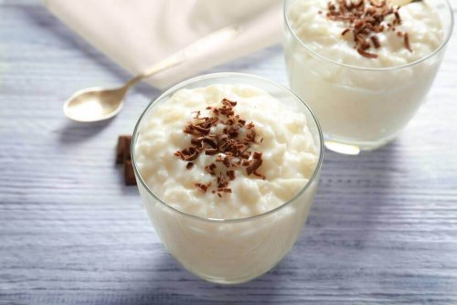 Leckere Reisgerichte wie Reispudding