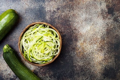 Spaghetti aus Zucchini
