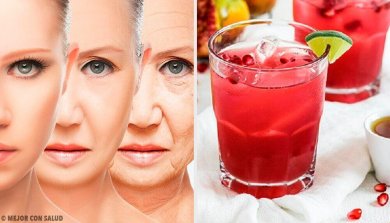 Verjüngung mit diesem Saft aus Trauben, Granatapfel und Moringa!