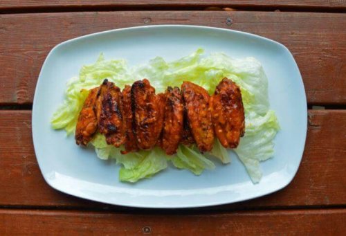 köstliche Chicken Wings - Ananas