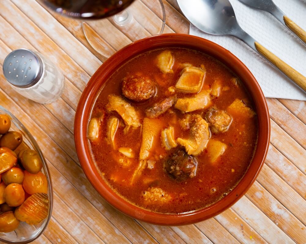 Spanisches Rezept mit Kutteln